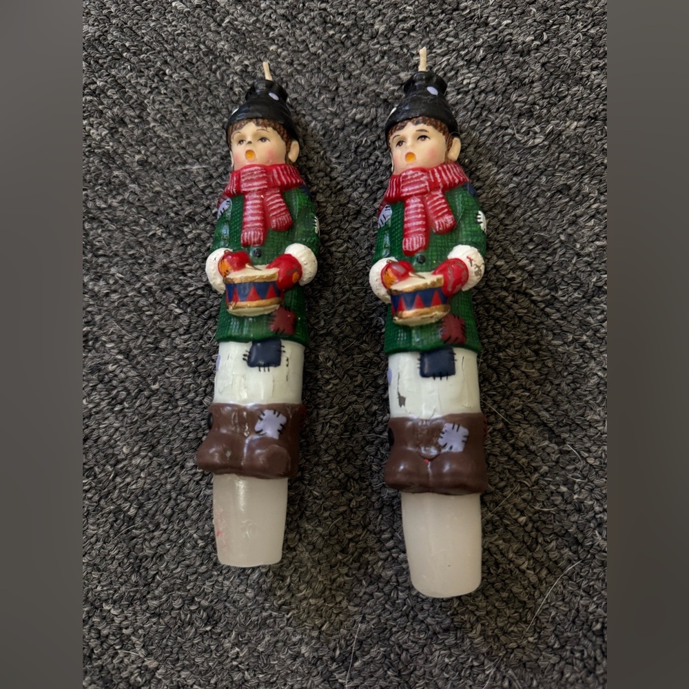 Festive Caroler Candle Ornaments